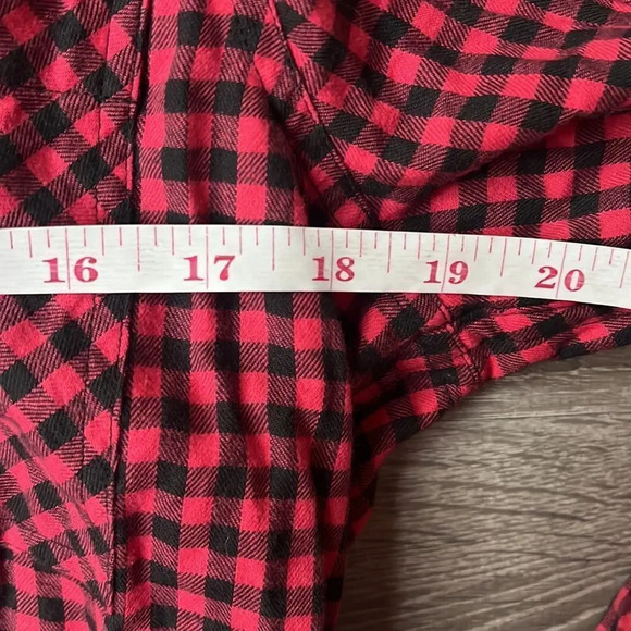 NEW J. Crew Classic button down red and black gingham - Picture 9 of 10